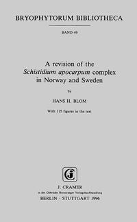 A revision of the Schistidium apocarpum complex in Norway and Sweden