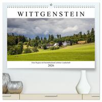 Wittgenstein – Eine Region mit beeindruckend schöner Landschaft (hochwertiger Premium Wandkalender 2026 DIN A2 quer), Kunstdruck in Hochglanz