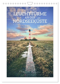 Leuchttürme an der Nordseeküste (Wandkalender 2026 DIN A4 hoch), CALVENDO Monatskalender