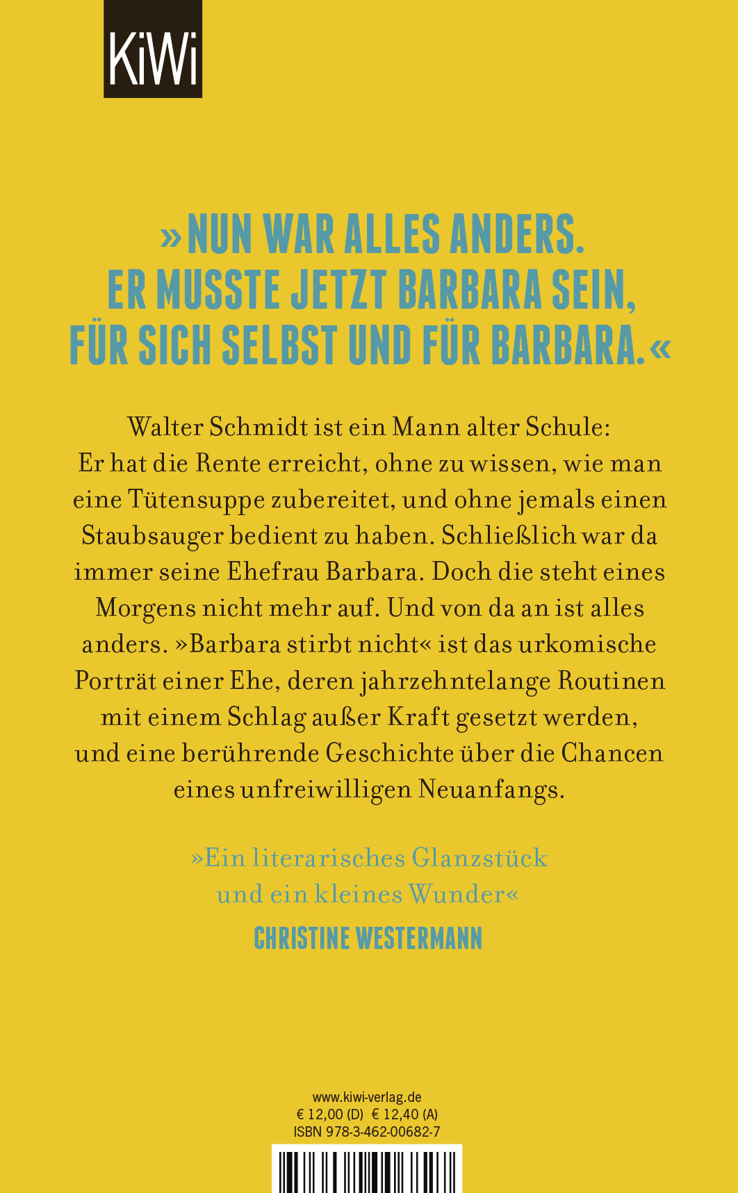 Rückseitencover Barbara stirbt nicht