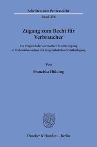 Zugang zum Recht für Verbraucher.