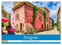 Assignan - Das rote Dorf im Languedoc (Wandkalender 2026 DIN A2 quer), CALVENDO Monatskalender