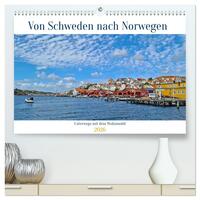 Von Schweden nach Norwegen mit dem Wohnmobil unterwegs (hochwertiger Premium Wandkalender 2026 DIN A2 quer), Kunstdruck in Hochglanz