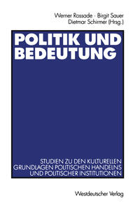 Vorderes Coverbild Politik und Bedeutung