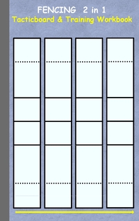 Fencing 2 in 1 Tacticboard and Training Workbook