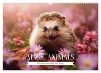 Magic Animals (Wandkalender 2026 DIN A3 quer), CALVENDO Monatskalender