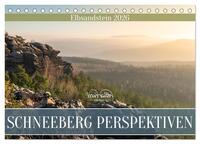 Schneeberg Perspektiven - Elbsandstein (Tischkalender 2026 DIN A5 quer), CALVENDO Monatskalender