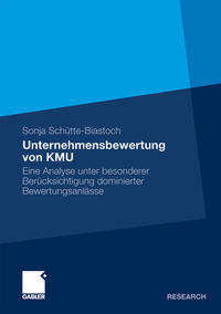 Vorderes Coverbild Unternehmensbewertung von KMU