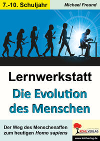 Vorderes Coverbild Lernwerkstatt Die Evolution des Menschen
