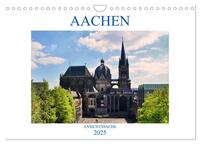 Aachen - Ansichtssache (Wandkalender 2025 DIN A4 quer), CALVENDO Monatskalender