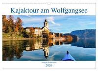 Kajaktour am Wolfgangsee (Wandkalender 2026 DIN A3 quer), CALVENDO Monatskalender
