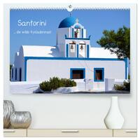 Santorini (hochwertiger Premium Wandkalender 2025 DIN A2 quer), Kunstdruck in Hochglanz