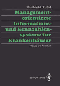 Vorderes Coverbild Managementorientierte Informations- und Kennzahlensysteme für Krankenhäuser