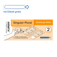 Meine Grammatikdose 2 - Singular-Plural - Schwierige Wörter
