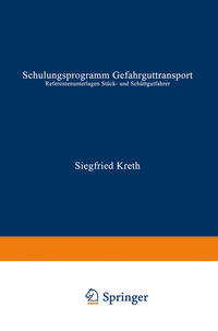 Schulungsprogramm Gefahrguttransport