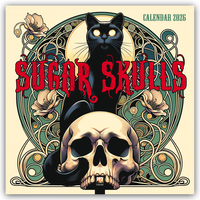 Sugar Skulls – Totenköpfe aus Zucker 2026 – Original Flame Tree Publishing-Kalender [Kalender]
