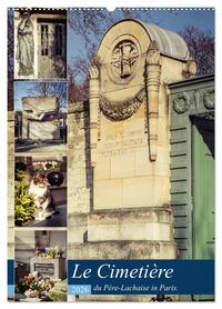 Le Cimetière du Père-Lachaise in Paris (Wandkalender 2026 DIN A2 hoch), CALVENDO Monatskalender