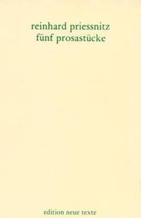 Werkausgabe / Fünf Prosastücke