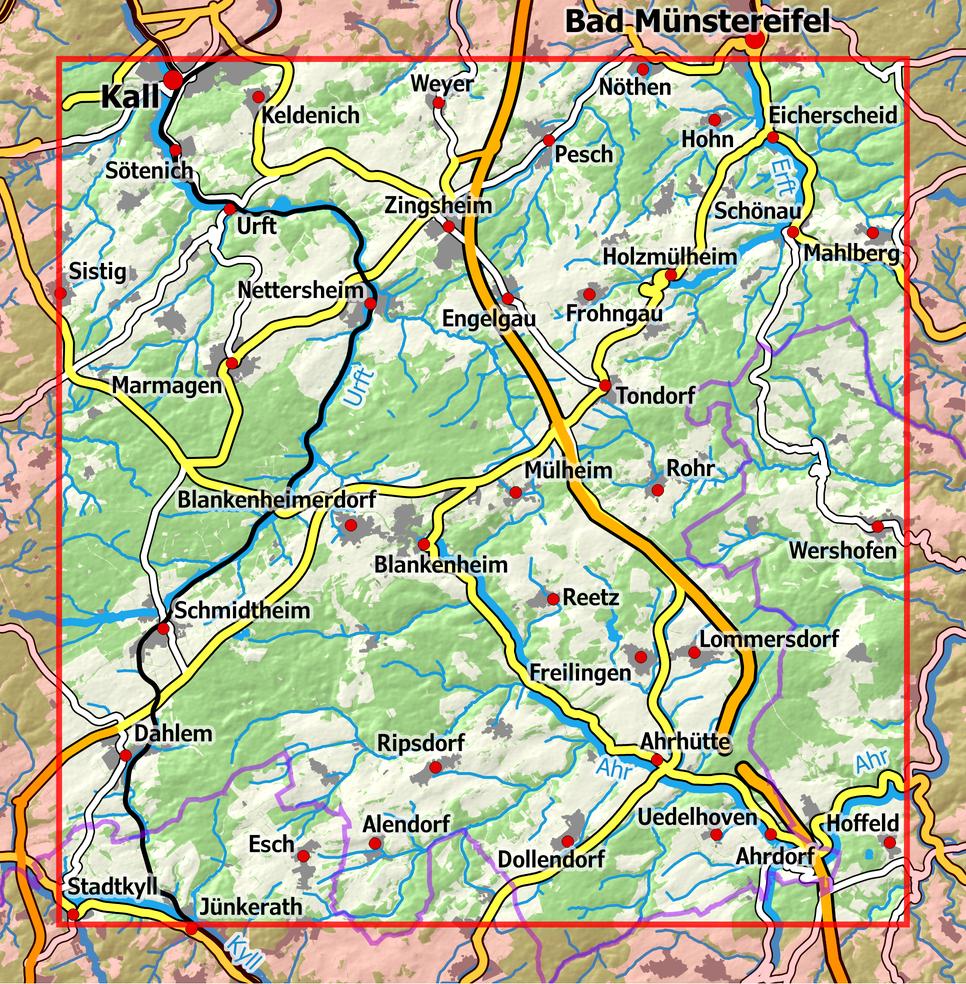 Beispielinhalt (Bild) Eifelwandern 8 - Blankenheim, Nettersheim