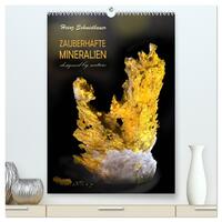 ZAUBERHAFTE MINERALIEN designed by nature (hochwertiger Premium Wandkalender 2025 DIN A2 hoch), Kunstdruck in Hochglanz