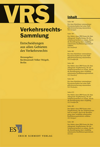 Verkehrsrechts-Sammlung (VRS). Entscheidungen aus allen Gebieten des Verkehrsrechts / Verkehrsrechts-Sammlung (VRS), Band 111