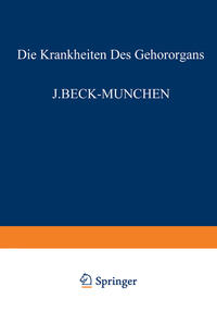 Die Krankheiten des Gehörorgans