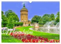 Mannheim - Die Stadt im Quadrat (Wandkalender 2026 DIN A3 quer), CALVENDO Monatskalender
