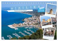Sizilien - Magische Provinz Trapani (Tischkalender 2026 DIN A5 quer), CALVENDO Monatskalender