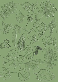 Notizheft Leaves &amp; Fruit