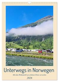 Unterwegs in Norwegen - Mit dem Wohnmobil an schönen Orten verweilen (Wandkalender 2026 DIN A3 hoch), CALVENDO Monatskalender
