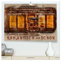 Läden in Europa - romantisch und schön (hochwertiger Premium Wandkalender 2025 DIN A2 quer), Kunstdruck in Hochglanz