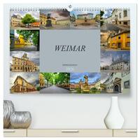 Weimar Impressionen (hochwertiger Premium Wandkalender 2026 DIN A2 quer), Kunstdruck in Hochglanz