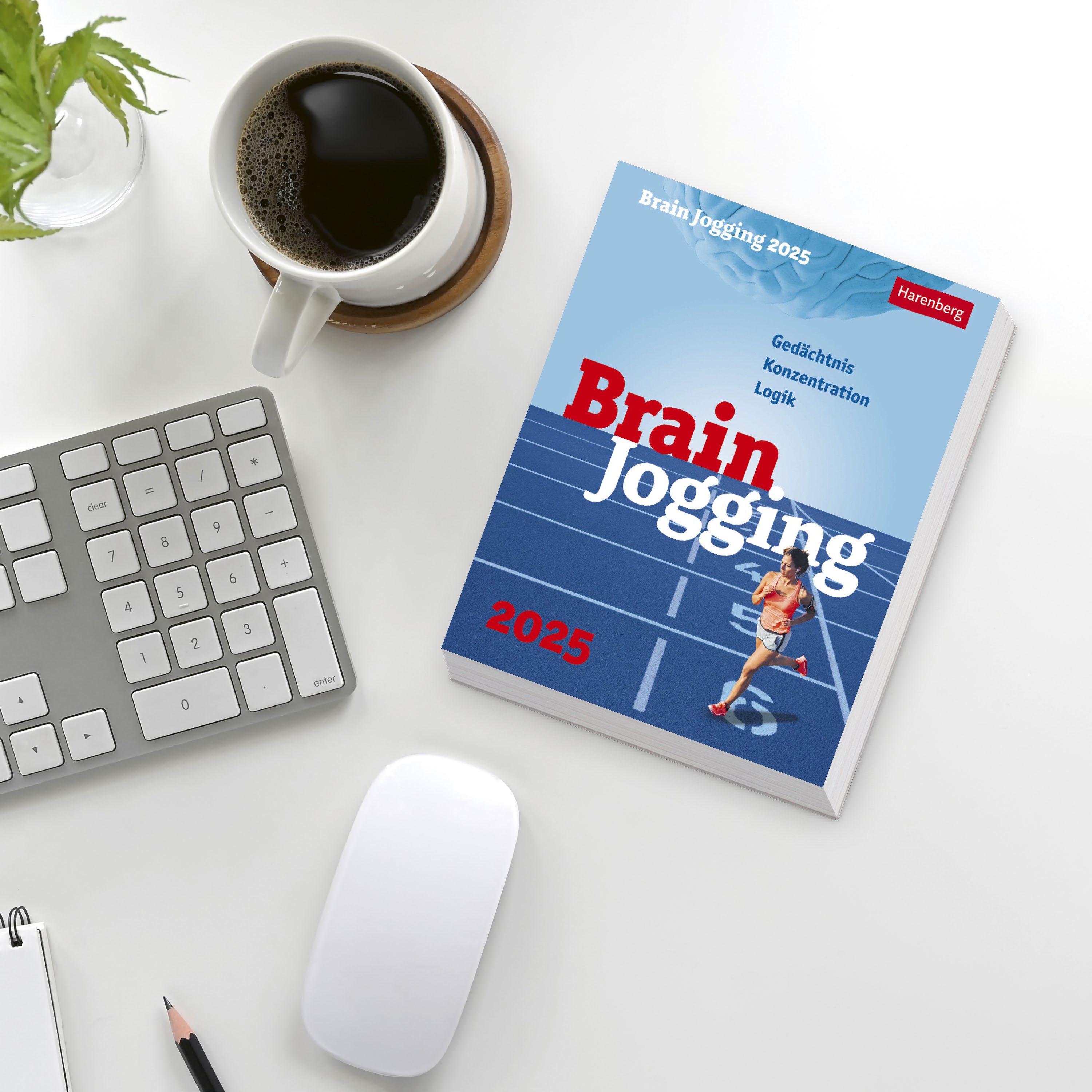 Brain Jogging Tagesabreißkalender 2025 - Gedächtnis, Konzentration, Logik