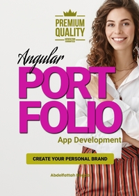 Vorderes Coverbild Angular Portfolio App Development