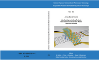 Vorderes Coverbild Interfacial proximity effects in two-dimensional van der Waals heterostructures