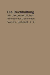 Vorderes Coverbild Die Buchhaltung für die gewerblichen Betriebe der Gemeinden