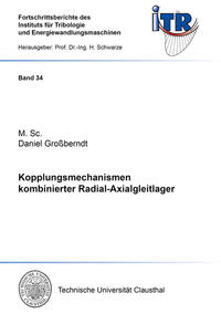 Vorderes Coverbild Kopplungsmechanismen kombinierter Radial-Axialgleitlager