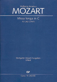 Missa longa in C (Klavierauszug)