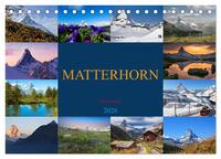 MATTERHORN Impressionen (Tischkalender 2026 DIN A5 quer), CALVENDO Monatskalender
