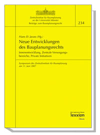 Neue Entwicklungen des Bauplanungsrechts