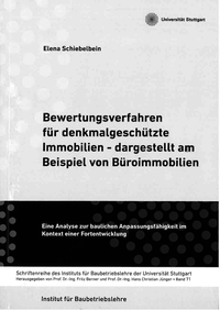 Bewertungsverfahren für denkmalgeschützte Immobilien - dargestellt am Beispiel von Büroimmobilien