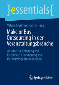 Vorderes Coverbild Make or Buy – Outsourcing in der Veranstaltungsbranche