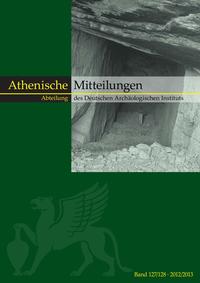 Mitteilungen des Deutschen Archäologischen Instituts, Athenische Abteilung