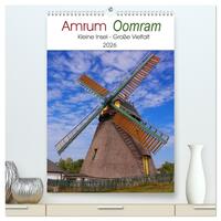 Vorderes Coverbild Amrum - Oomram, Kleine Insel - Große Vielfalt (hochwertiger Premium Wandkalender 2026 DIN A2 hoch), Kunstdruck in Hochglanz