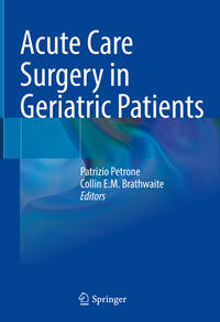 Vorderes Coverbild Acute Care Surgery in Geriatric Patients