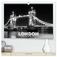 LONDON Urbaner Flair (hochwertiger Premium Wandkalender 2025 DIN A2 quer), Kunstdruck in Hochglanz