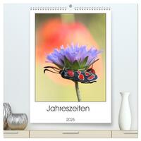 Jahreszeiten (hochwertiger Premium Wandkalender 2026 DIN A2 hoch), Kunstdruck in Hochglanz