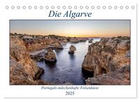 Die Algarve - Portugals märchenhafte Felsenküste (Tischkalender 2025 DIN A5 quer), CALVENDO Monatskalender