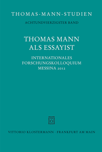 Thomas Mann als Essayist
