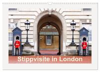 Stippvisite in London (Wandkalender 2025 DIN A3 quer), CALVENDO Monatskalender